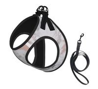 White Marble Rose Gold Compact Pet Suspender Vest-The Perfect Small Pet For A Comfortable Walk