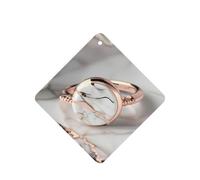 White Marble Rose Gold Pattern Printing 10 Pcs Air Freshener Cards,Car Scented Hanging Sheets Air Freshener Set For Car Decoration