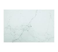 White Marble Tabletop Replacement - 100x62 cm 8mm Thick Ideal for Dining Coffee Garden & Desk Tables - Elegant Modern Home Décor Upgrade