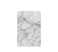 White Marble Veins Pattern Car Air Fresheners 6 Pcs Rectangle Hanging Aromatherapy Tablets Scented Fresheners For Bedroom Bathroom