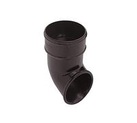White Marshal Tufflex RWB3WH Round Downpipe Shoe Marshall Tufflex uPVC Plastic Rainwater Gutter System