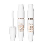 White Mascara- Curling Eyelashes Plump Mascaras,Natural Waterproof Smudge-Proof, Feathery Soft Full Lashes, No Flaking, No Smudging, Clumping