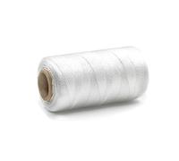 White Mason Line String - 393ft, 1.3mm Thick Twisted Polypropylene - Durable Construction Twine for Laying Bricks, Blocks, Fences in Gardening, DIY & Landscaping Projects