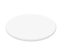 White Matt - 12 Inch Round 12mm Masonite Board - Simply Making