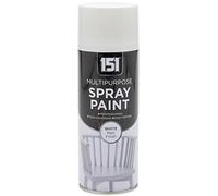 White Matt Multi-Purpose Aerosol Spray Paint 400ml (1 Pack)