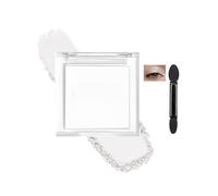 White Matte Eyeshadow Single - Buildable Pigment, Dry & Wet Use, Compact Portable Size with Smooth Waterproof Texture, Ideal for Eye Highlighting, Brightening & Inner Corners