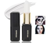 White Matte Lipstick for Halloween Gothic Cosplay Makeup, Non-Stick Cup Velvet Waterproof and Long Lasting Lip Gloss Matte Lipstick (White 05)