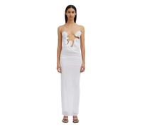 White Maxi Dress with Wave Cutout- female- Christopher Esber- Party Dresses- White- S- Dresses S