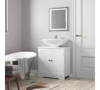 MCC Direct Undersink Bathroom Cabinet with shelves - Colarado in White MCC Direct White