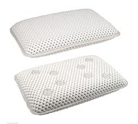 White Memory Foam Relaxing Cushioned Bath Spa Pillow Head Neck Rest Relax Body
