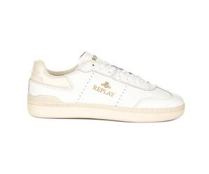 White Men's Action Shoes Soft Perforations- male- Replay- Sneakers- White- 10 UK- Shoes 10 UK