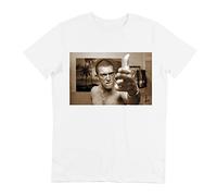 White Men's t-Shirt Printed with Movie la haine, Picture of vinz, L