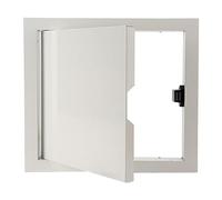 White Metal Access Door - Easy Open Access Panel for Drywall - Durable Square Inspection Door with Magnetic Lock(25x50cm)