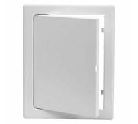 White Metal Access Panel 150mm x 200mm Galvanised Steel Inspection Door Flap