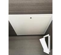 White Metal Access Panel 16x24 16x32 22x26 24x24 in, Garage Attic Hatch, Customizable Size Access Flap for Fire Departments(20x24in(508x610mm))