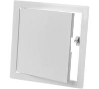 White Metal Access Panel 200mm X 200mm With Concealed Latch Inspection Door Flap