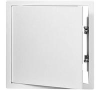 White Metal Access Panel 400mm x 400mm with Concealed Latch Inspection Door Flap