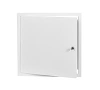White Metal Access Panel 400mm x 400mm with Lock / Keys