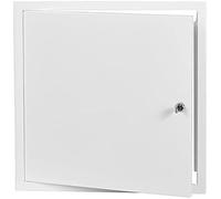 White Metal Access Panel 500mm x 500mm with Lock/Keys Inspection Door Flap