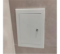 White Metal Access Panel, Aluminum Plumbing Access Panels, Customizable Size Access Flap for Fire Departments,70x70cm/28x28in