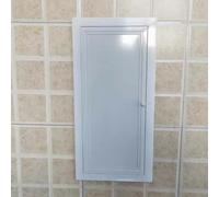 White Metal Access Panel for Drywall and Ceiling, Paintable Inspection Door Flush Plumbing, Electricity, Heating Hatch, Bathroom Services Hole Cover(30x32in/76x81cm)