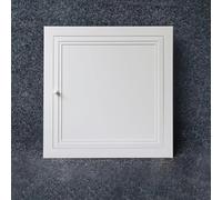 White Metal Access Panel for Dryway, Laundry Chute/Outdoor Kitchen Plumbing Access Door, Flush Mounted Electrical Panel Cover Access Hatch(40x60cm(16x24in))