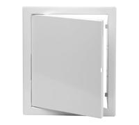 White Metal Access Panel - Heavy Duty Inspection Hatch - Service Point Door Flap. (250mm x 250mm)