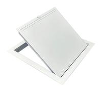 White Metal Access Panel with Twist Handle, Opening Flap Cover Plate Box Loft Hatch, 24x20/24x28/28x28Inch Fir Access Door Conceals Wires, Meters(24x48in/61x122cm)