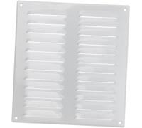 White Metal Air Vent Grille 260mm X 280mm With Fly Screen