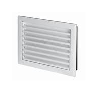 White Metal Air Vent Grille 320mm x 220mm Heavy Duty Ducting Ventilation Cover MP (320mm x 220mm)