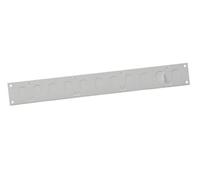 White Metal Air Vent Grille 400mm X 50mm With Shutter Flat Louvre Duct Cover