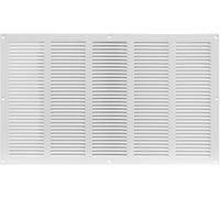 500x300mm (20x12") White Ventilation Grille Insect Protection Exhaust Air Supply Metal Grille