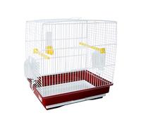 White Metal Bird Cages Hanging Stainless Steel Bird Carrier Thrush Pigeon Villa Travel Pet Cage, Black,Black,Purple (Purple)