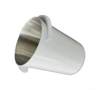 White Metal Coffee Tasting Cup 58mm for Home Cafe