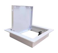 White Metal Cover Plate for Wall Ceiling Mount Access Door, Service Shaft Door Electrical Plumbing Inspection Hatch, Fuse Box Cover Cabinet - 24×24in 36×36in(20x44in/51x112cm)