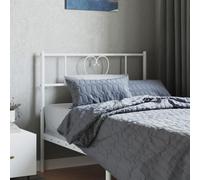 White Metal Headboard 90cm Bed Headboard Single & Double Bed Headboard Stylish Metal Bed Frame Modern Bedroom Decor Durable Design Easy Installation