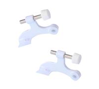 White Metal Hinges for Door Top Versatile Stoppers Hinges Pin Stop Simple Installs for Homeowners & Contractors Home Renovation Supplies