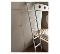 White Metal Ladder for Bunk Beds 63" High Perfect for Kids Teens & Adults Ideal for Bedrooms & Lofts Sturdy & Safe Design SpaceSaving Solut.