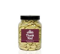 White MICE 1.8kg Medium Sweet Jar - A Personalised Gift Jar Filled with Your Favourite Retro Sweets! (Thank You)
