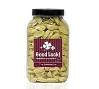 WHITE MICE 2.2kg LARGE Sweet Jar - A Personalised Gift Jar filled with your favourite Retro Sweets! (Good Luck)