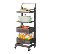 White Microwave Shelf Stand with Drawer & Pot Holder - Space-Saving Over-the-Counter Kitchen Rack for Essentials - Modern Design for nizing Small Appliances