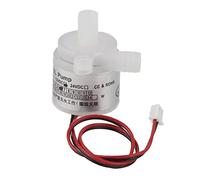 White Mini Food Grade Brushless Water Pump, 12V DC 6W Compact Submersible Pump, Low Noise Energy Efficient Circulation Pump for Aquarium Solar Medical Instruments