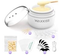 White Mini Nose Wax Kit for Eyebrow Ear Facial Hair Removal at Home Salon