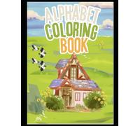 White Minimalist Alphabet Coloring Book Worksheet