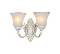 White Mirror Headlight Burner Led Wall Lamp Creative Sunlight Bedside Background Wall Valve Light Lantern Stairs Tube Aisle Bright Stove Burning People Luxury (Color : A Double Head_Two (A Dou