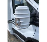 White Mirror Protectors For Ford Transit Mk 8 (Pair)