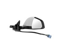 White Mirrors with Triangular Plates on The Left&Right Side of Car Windows for Tesla for model 3 2021-2023 Complete Door Wing Mirror(Right)