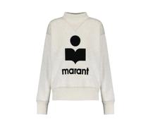 White Moby Sweatshirt with Long Sleeves - female - Isabel Marant - Sweatshirts - White - L - Sweatshirts & Hoodies L
