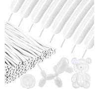White Modelling Balloons 100 Pieces 260Q Long Twisting Balloon Latex Magic Ballons for Party Birthday Wedding Clown Decorations