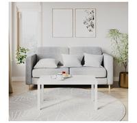 (White) Modern Wooden Coffee Sofa Side End Table for Living Room & Office